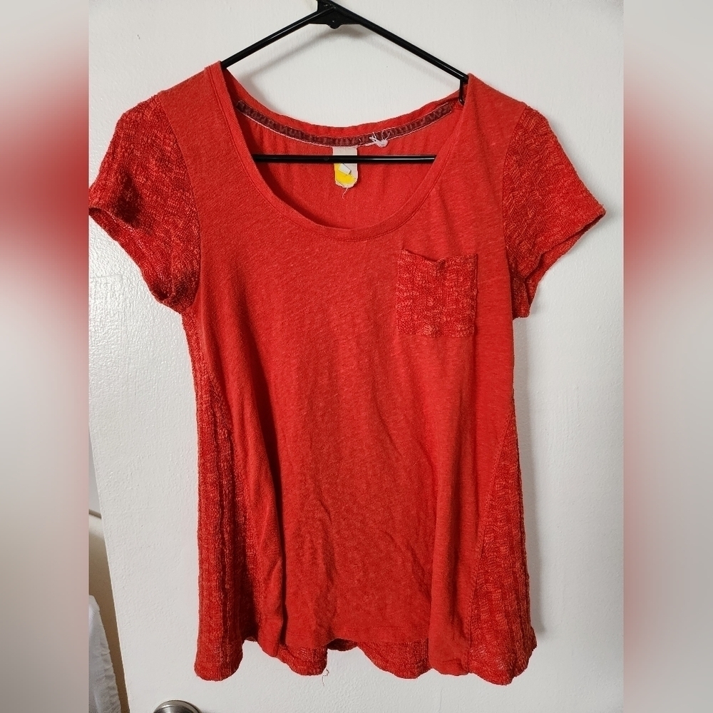 Anthropologie Paper Locket Tee